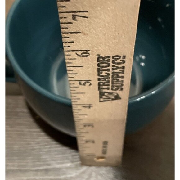 Pier 1 Green Oversized Jumbo Coffee Latte Soup Mug Mugs Set Of 2 Thailand - Picture 5 of 6